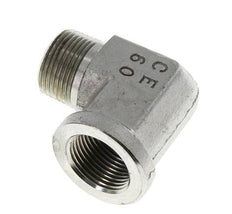 Raccord coudé 90° 3/4'' NPT x 3/4'' NPT M/F en acier zingué 170 Bar - Hydraulique