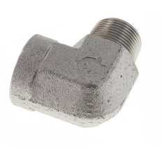 Raccord coudé 90° en acier zingué 1'' NPT x 1'' NPT M/F 140 Bar - Hydraulique