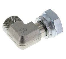 Raccord coudé 90° en acier zingué UN 1-7/16''-12 x UN 1-7/16''-12 M/F ORFS 400 Bar - Hydraulique