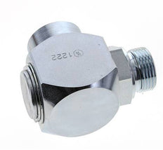 G 1'' M/F Acier zingué Coude 90 deg Joint Tournant Haute Pression 250 Bar - Hydraulique