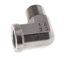 3/4'' NPT x 3/4'' NPT M/F Stainless steel 90 deg Elbow Fitting 170 Bar - Hydraulic