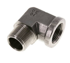 Raccord coudé à 90 degrés en acier inoxydable 1'' NPT x 1'' NPT M/F 140 Bar - Hydraulique