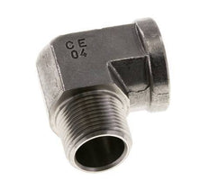 Raccord coudé à 90 degrés en acier inoxydable 1'' NPT x 1'' NPT M/F 140 Bar - Hydraulique