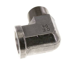 Raccord coudé à 90 degrés en acier inoxydable 1'' NPT x 1'' NPT M/F 140 Bar - Hydraulique