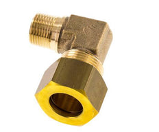 R 3/8'' Male x 16mm Brass 90 deg Compression Fitting 76 Bar DIN EN 1254-2