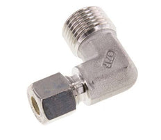 R 1/2'' mâle x 8L Raccord à compression coudé à 90 degrés en acier inoxydable 315 Bar DIN 2353