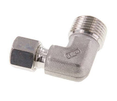 R 1/2'' mâle x 8L Raccord à compression coudé à 90 degrés en acier inoxydable 315 Bar DIN 2353