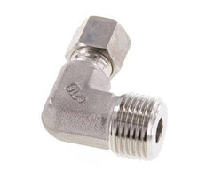 R 1/2'' mâle x 8L Raccord à compression coudé à 90 degrés en acier inoxydable 315 Bar DIN 2353