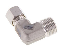 R 1/2'' mâle x 10L Raccord à compression coudé à 90 degrés en acier inoxydable 315 Bar DIN 2353