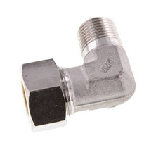 R 1/2'' mâle x 18L Raccord à compression coudé à 90 degrés en acier inoxydable 315 Bar DIN 2353