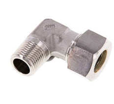 R 1/2'' mâle x 18L Raccord à compression coudé à 90 degrés en acier inoxydable 315 Bar DIN 2353