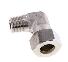 R 1/2'' mâle x 18L Raccord à compression coudé à 90 degrés en acier inoxydable 315 Bar DIN 2353