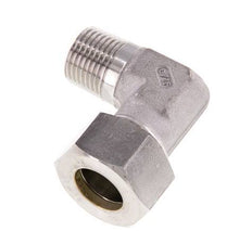 R 1/2'' mâle x 18L Raccord à compression coudé à 90 degrés en acier inoxydable 315 Bar DIN 2353