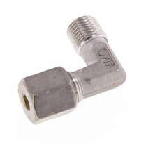 R 1/4'' mâle x 6S Raccord à compression coudé à 90 degrés en acier inoxydable 630 Bar DIN 2353
