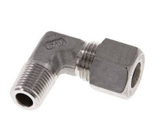 R Raccord à compression coudé 90° en acier inoxydable 1/4'' mâle x 10L 315 Bar DIN 2353
