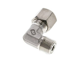 3/8'' NPT Male x 10S Stainless steel 90 deg Elbow Compression Fitting 630 Bar DIN 2353
