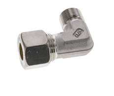 3/8'' NPT Male x 12S Stainless steel 90 deg Elbow Compression Fitting 630 Bar DIN 2353