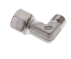 3/8'' NPT Male x 12S Stainless steel 90 deg Elbow Compression Fitting 630 Bar DIN 2353