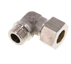 G 1'' Mâle x 25S Raccord à compression coudé à 90 degrés en acier inoxydable 400 Bar DIN 2353