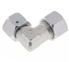 M24x1.5 x 16S Zinc plated Steel Adjustable 90 deg Elbow Fitting with Sealing cone and O-ring 400 Bar DIN 2353