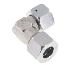 M24x1.5 x 16S Zinc plated Steel Adjustable 90 deg Elbow Fitting with Sealing cone and O-ring 400 Bar DIN 2353