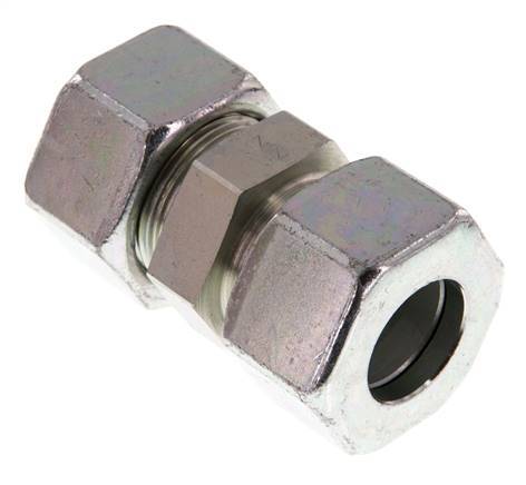 25S Anneau de coupe droit en acier zingué 400 Barre DIN 2353