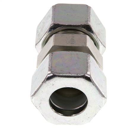 25S Anneau de coupe droit en acier zingué 400 Barre DIN 2353