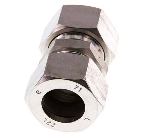 Anneau de coupe droit en acier inoxydable 22L 160 Bar DIN 2353