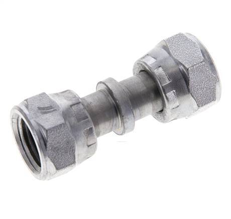 UNF 9/16''-18 Acier zingué Socket ORFS avec écrou-raccord 630 Bar - Hydraulique