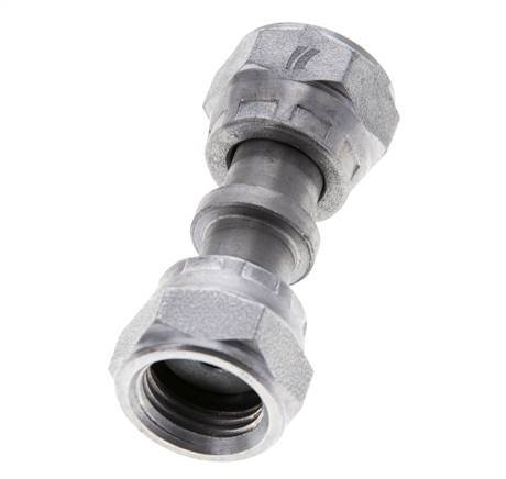 UNF 9/16''-18 Acier zingué Socket ORFS avec écrou-raccord 630 Bar - Hydraulique