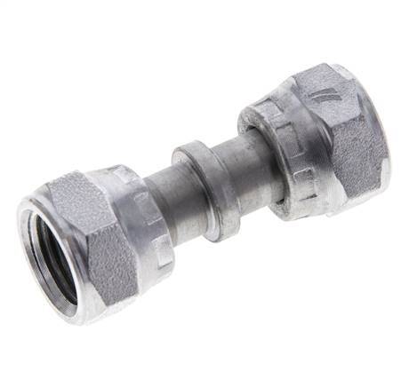 UNF 9/16''-18 Acier zingué Socket ORFS avec écrou-raccord 630 Bar - Hydraulique