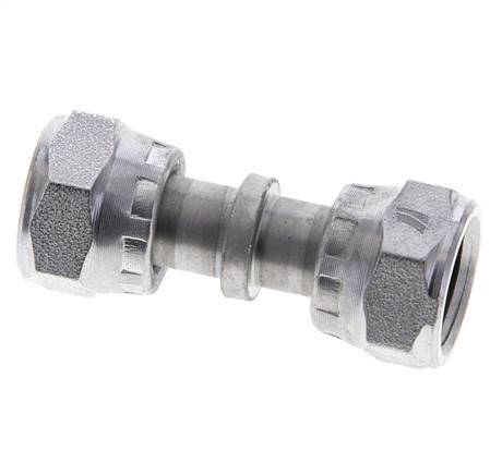 UNF 9/16''-18 Acier zingué Socket ORFS avec écrou-raccord 630 Bar - Hydraulique