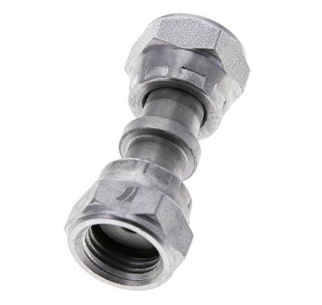 UNF 9/16''-18 Acier zingué Socket ORFS avec écrou-raccord 630 Bar - Hydraulique