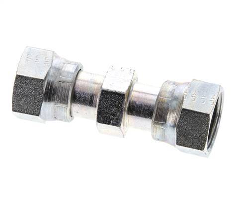 UN 13/16''-16 Acier zingué Socket ORFS avec écrou union 630 Bar - Hydraulique