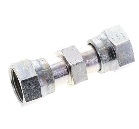 UN 13/16''-16 Acier zingué Socket ORFS avec écrou union 630 Bar - Hydraulique