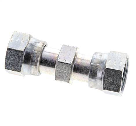 UN 13/16''-16 Acier zingué Socket ORFS avec écrou union 630 Bar - Hydraulique