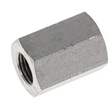 1/4'' NPT x 3/8'' NPT Zinc plated Steel Socket 210 Bar - Hydraulic