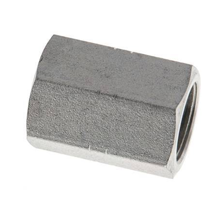 Barre à douille 210 en acier zingué 1/4'' NPT x 3/8'' NPT - Hydraulique