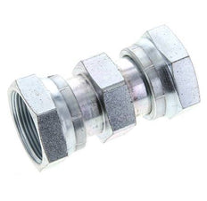 UN 1-11/16''-12 Acier zingué Socket ORFS avec écrou union 250 Bar - Hydraulique