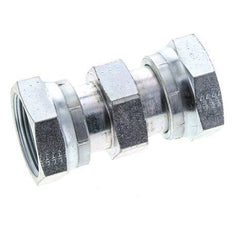 UN 1-11/16''-12 Acier zingué Socket ORFS avec écrou union 250 Bar - Hydraulique
