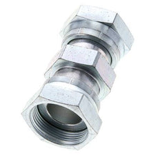 UN 1-11/16''-12 Acier zingué Socket ORFS avec écrou union 250 Bar - Hydraulique