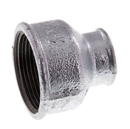 Rp 1 1/2'' x Rp 3/4'' Zinc plated Cast iron Round Socket 25 Bar