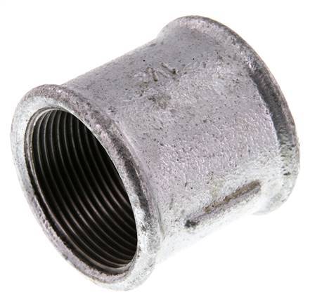 Rp 1 1/2'' Zinc plated Cast iron Round Socket 25 Bar