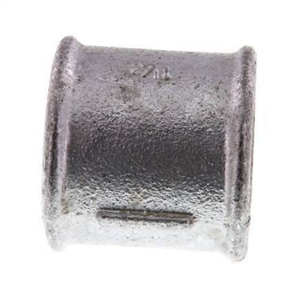 Rp 1 1/2'' Zinc plated Cast iron Round Socket 25 Bar