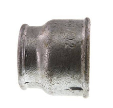 Rp 2 1/2'' x Rp 2'' Fonte zinguée Manchon rond 25 Bar