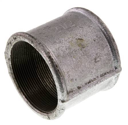 Rp 2 1/2'' Zinc plated Cast iron Round Socket 25 Bar