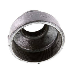 Rp 3'' x Rp 1 1/2'' Fonte zinguée Manchon rond 25 Bar