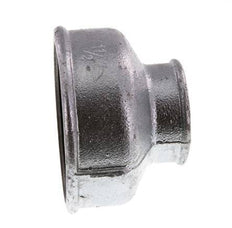 Rp 3'' x Rp 1 1/2'' Fonte zinguée Manchon rond 25 Bar