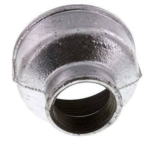 Rp 3'' x Rp 1 1/2'' Fonte zinguée Manchon rond 25 Bar
