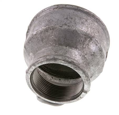 Rp 3'' x Rp 2'' Fonte zinguée Socle rond 25 Bar